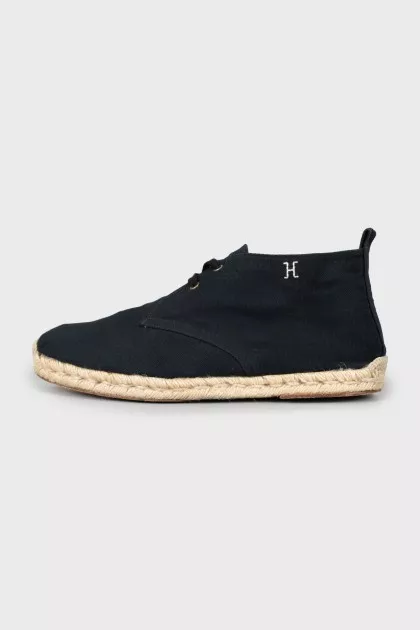 Men's sneakers with woven soles