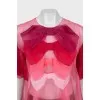 Loose blouse decorated with bows