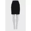 Straight skirt with pockets