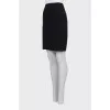 Straight skirt with pockets