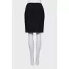 Straight skirt with pockets