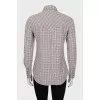 Checkered shirt with patch pockets