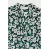 Printed silk jumpsuit