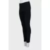 Black leggings with elastic