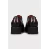 Leather brogues with textured soles