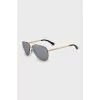 Aviator sunglasses with rhinestones