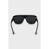 Black sunglasses with visor