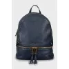 Leather backpack Rhea