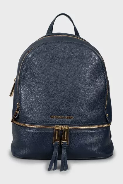 Leather backpack Rhea