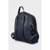 Leather backpack Rhea