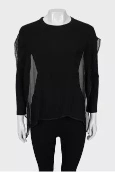 Black long sleeve blouse