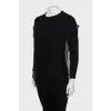 Black long sleeve blouse