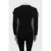 Black long sleeve blouse
