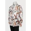 Men's fitted shirt in floral print