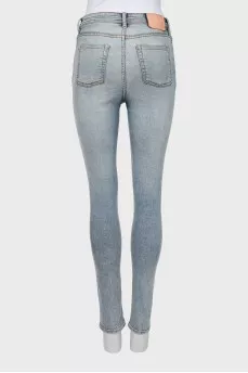 Skinny fit high waist jeans