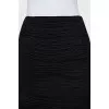 Fitted pleated skirt