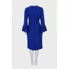 Fitted dress with belt