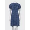 A-line dress with slanted pockets