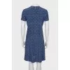 A-line dress with slanted pockets