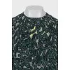 Printed A-line dress