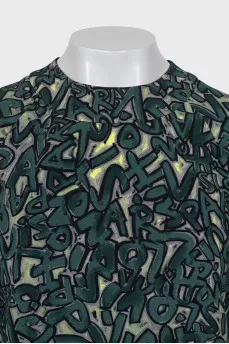 Printed A-line dress
