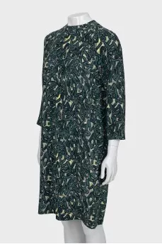 Printed A-line dress