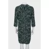 Printed A-line dress