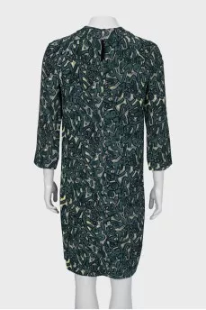 Printed A-line dress