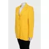 Yellow wool jacket