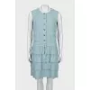 A-line dress with patch pockets