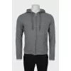 Men's sweatshirt with branded logo