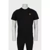 Men's T-shirt with branded patch