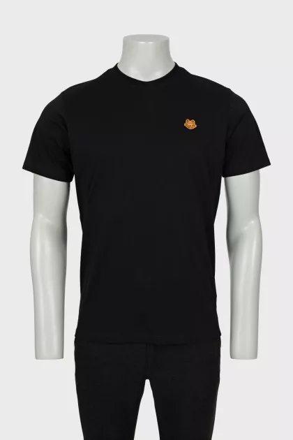 Men's T-shirt with branded patch