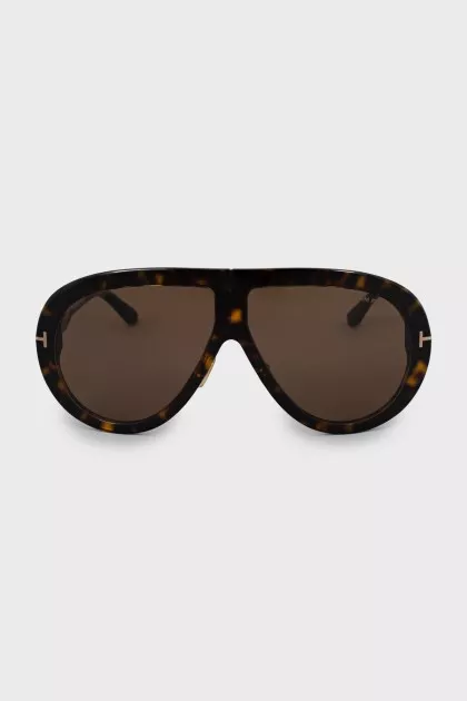 Sunglasses in browline print