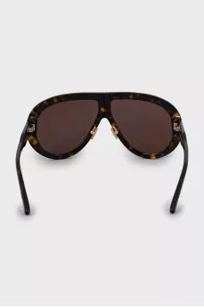 Sunglasses in browline print