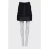 Mini skirt with lace