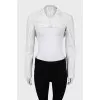 White cropped jacket