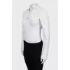 White cropped jacket