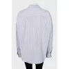 Oversized striped shirt