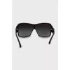 Sunglasses mask with embroidered logo