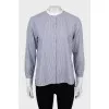 Striped shirt long at the back