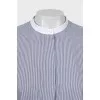 Striped shirt long at the back