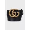 Leather belt GG Marmont