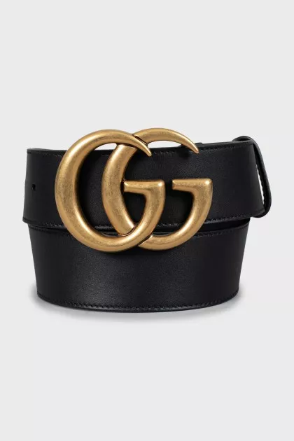 Leather belt GG Marmont