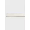 White leather belt