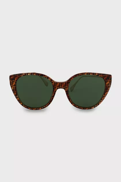 Signature print sunglasses