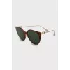 Signature print sunglasses