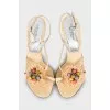 Sandals with decorative high heels