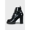 Leather ankle Boots Star Trail