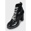 Leather ankle Boots Star Trail